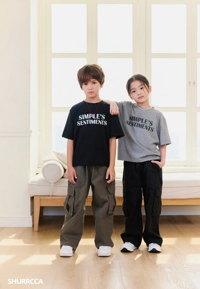 Shurrcca - Korean Children Fashion - #stylishchildhood - Simple Tee - 4