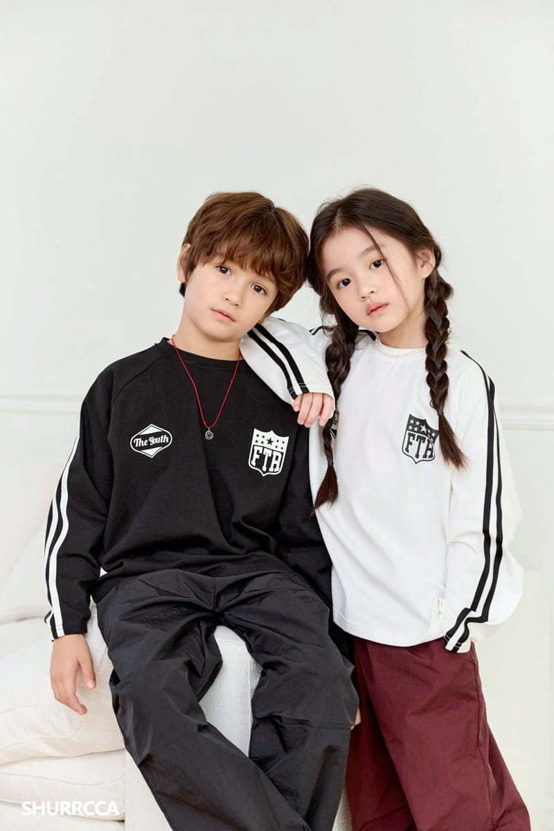 Shurrcca - Korean Children Fashion - #fashionkids - Track Tee - 2