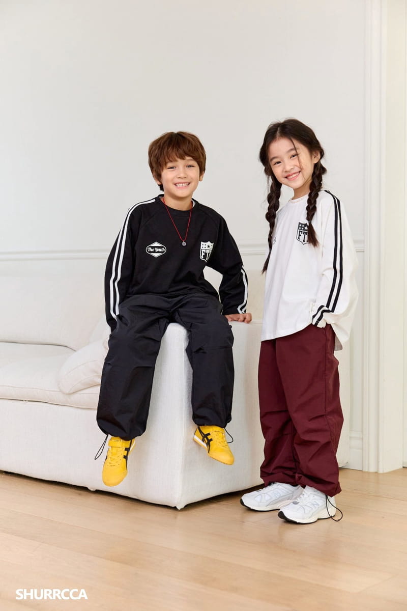 Shurrcca - Korean Children Fashion - #kidsshorts - Track Tee - 4