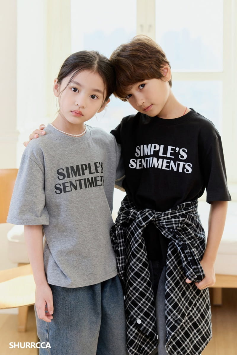 Shurrcca - Korean Children Fashion - #stylishchildhood - Simple Tee - 3