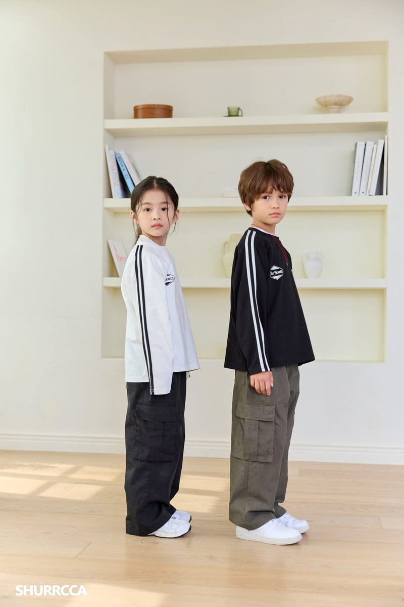 Shurrcca - Korean Children Fashion - #todddlerfashion - Track Tee - 11