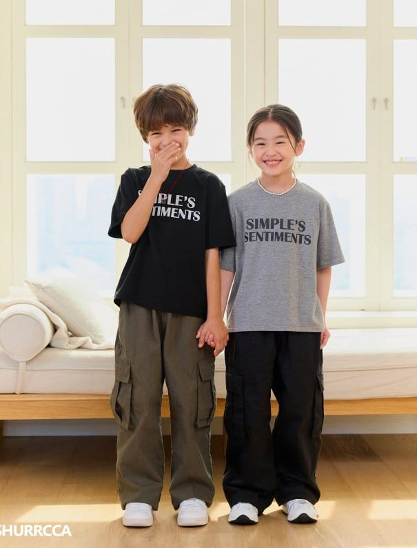 Shurrcca - Korean Children Fashion - #todddlerfashion - Simple Tee