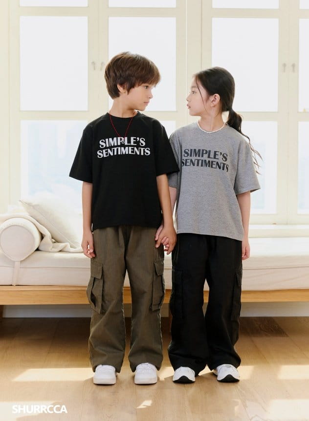 Shurrcca - Korean Children Fashion - #toddlerclothing - Simple Tee - 2