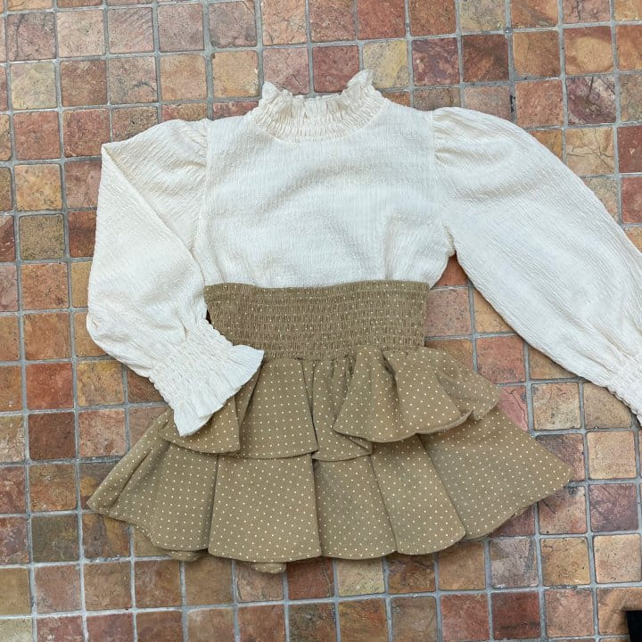 Slow B - Korean Children Fashion - #Kfashion4kids - Smocked Cancan Skirt - 9