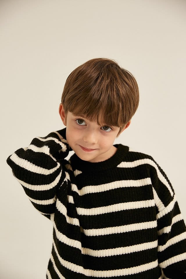 Slow B - Korean Children Fashion - #kidzfashiontrend - ST Knit Tee - 4