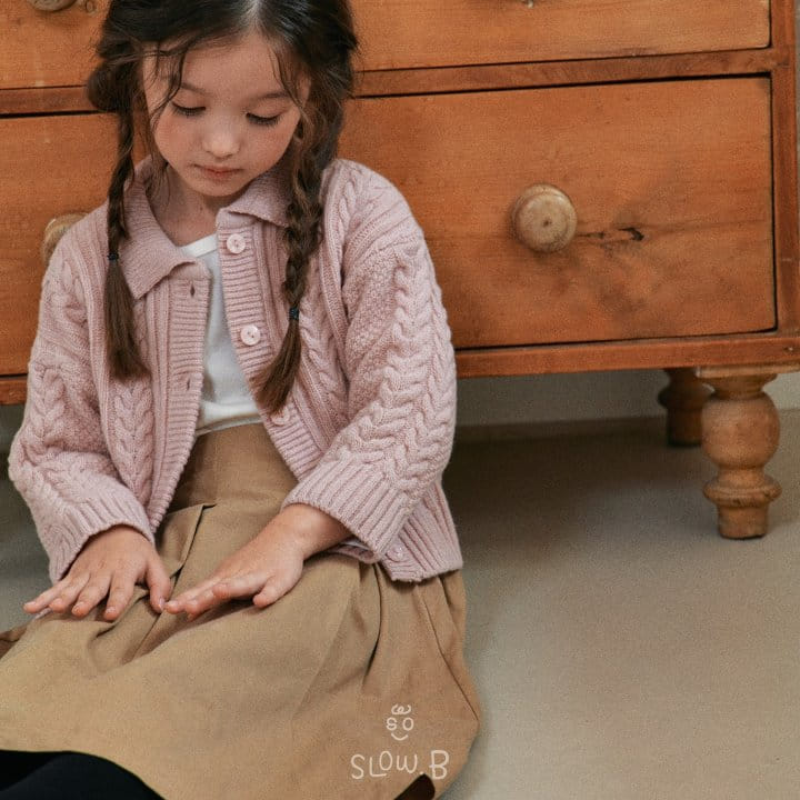 Slow B - Korean Children Fashion - #childofig - Pintuck Skirt - 4