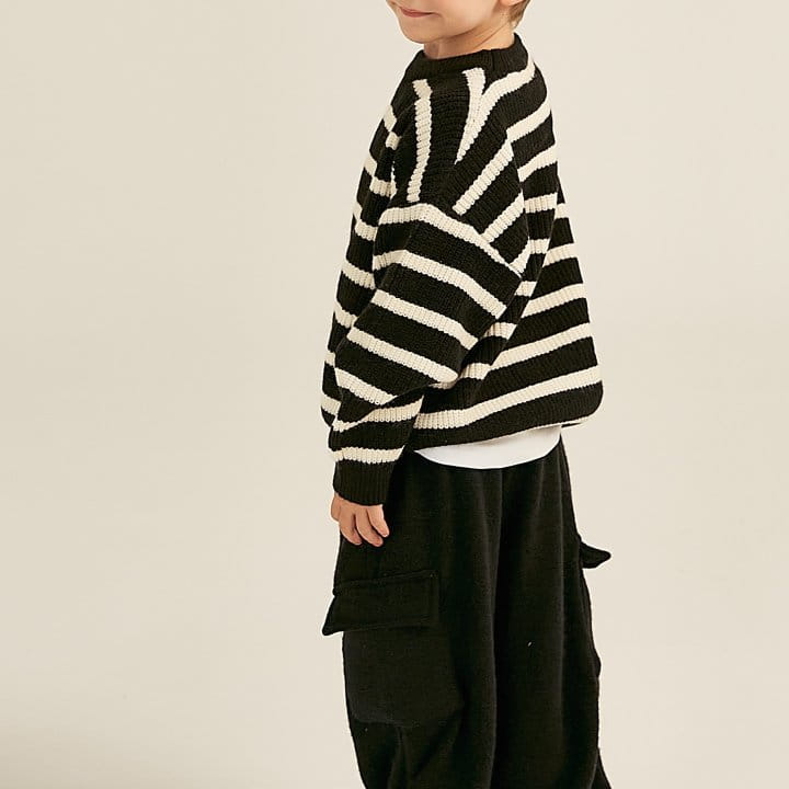 Slow B - Korean Children Fashion - #kidzfashiontrend - ST Knit Tee - 3