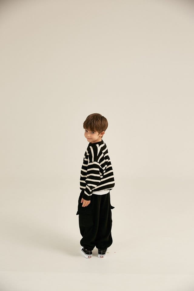 Slow B - Korean Children Fashion - #littlefashionista - ST Knit Tee - 5