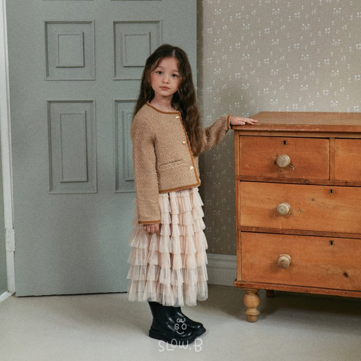 Slow B - Korean Children Fashion - #magicofchildhood - China Twid Jacket