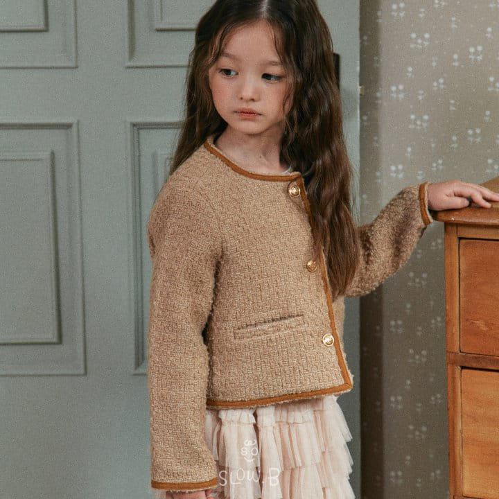 Slow B - Korean Children Fashion - #minifashionista - China Twid Jacket - 2