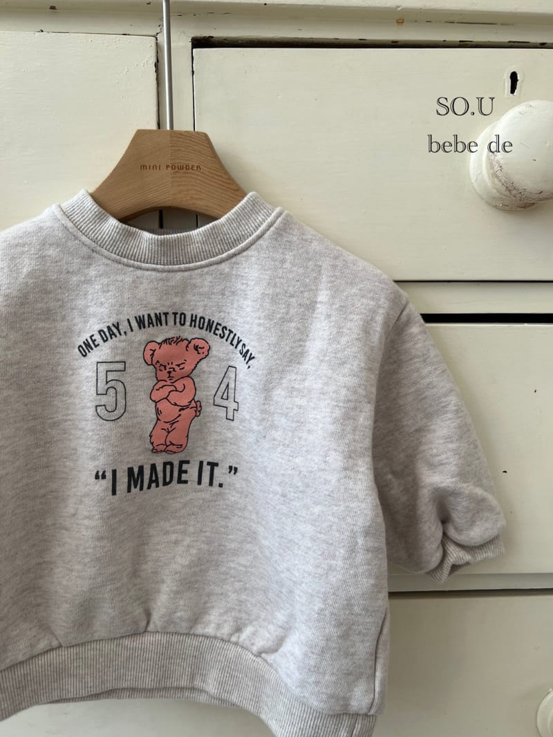 So U - Korean Baby Fashion - #babygirlfashion - 54 Bear Sweatshirt - 11