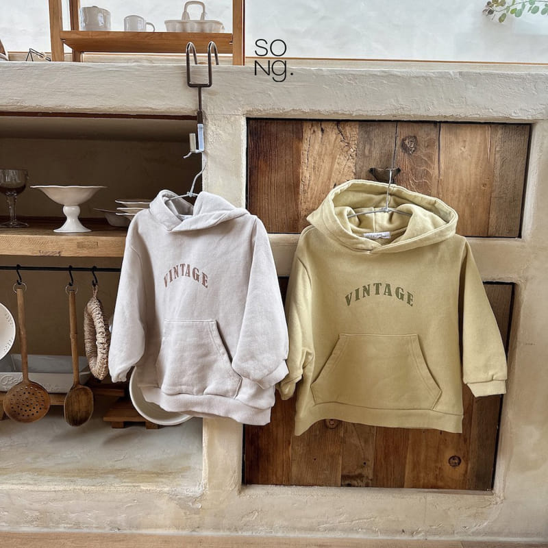 Song - Korean Children Fashion - #childrensboutique - Vintage Hoody