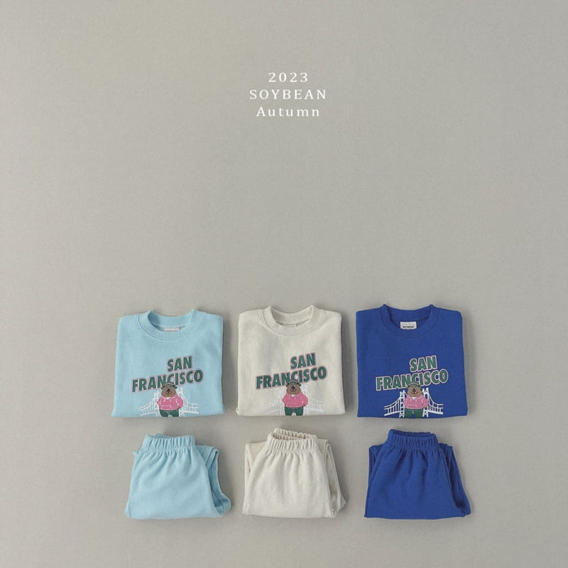 Soybean - Korean Children Fashion - #discoveringself - Sanfrancisco Top Bottom Set - 5