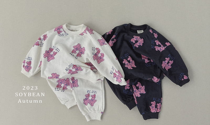 Soybean - Korean Children Fashion - #discoveringself - Bunny Top Bottom Set - 10