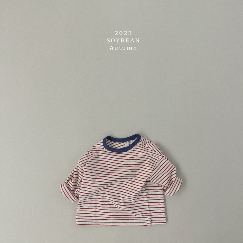 Soybean - Korean Children Fashion - #fashionkids - Color Stripes Tee - 8