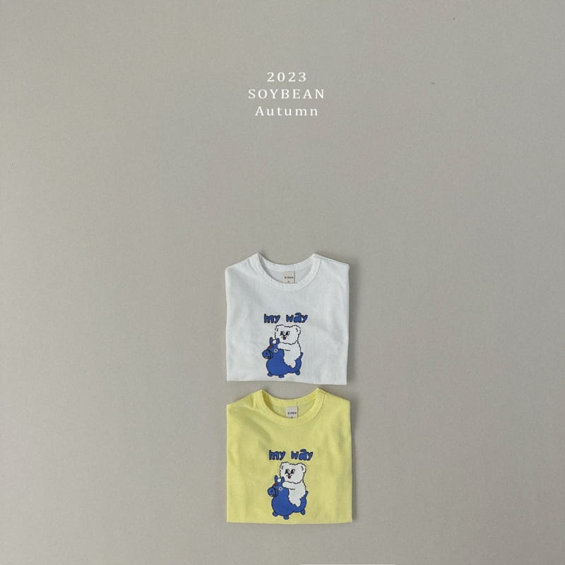 Soybean - Korean Children Fashion - #kidsshorts - My Way Tee - 5