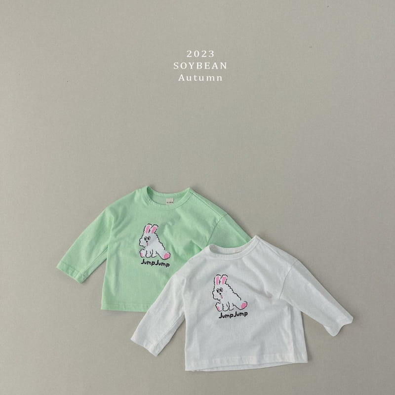 Soybean - Korean Children Fashion - #kidsshorts - Jump Rabbit Tee - 5