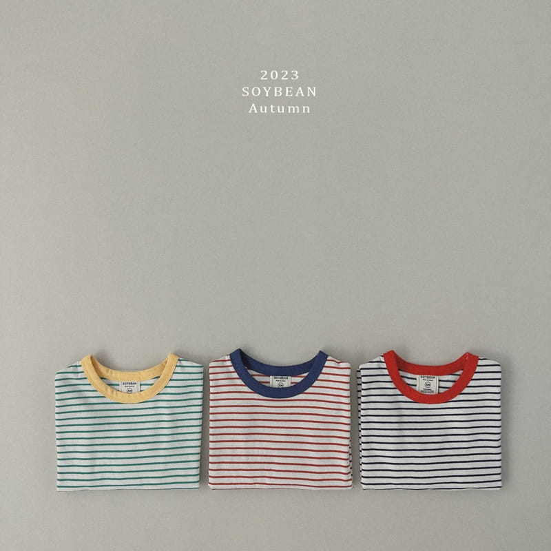 Soybean - Korean Children Fashion - #kidsstore - Color Stripes Tee - 10