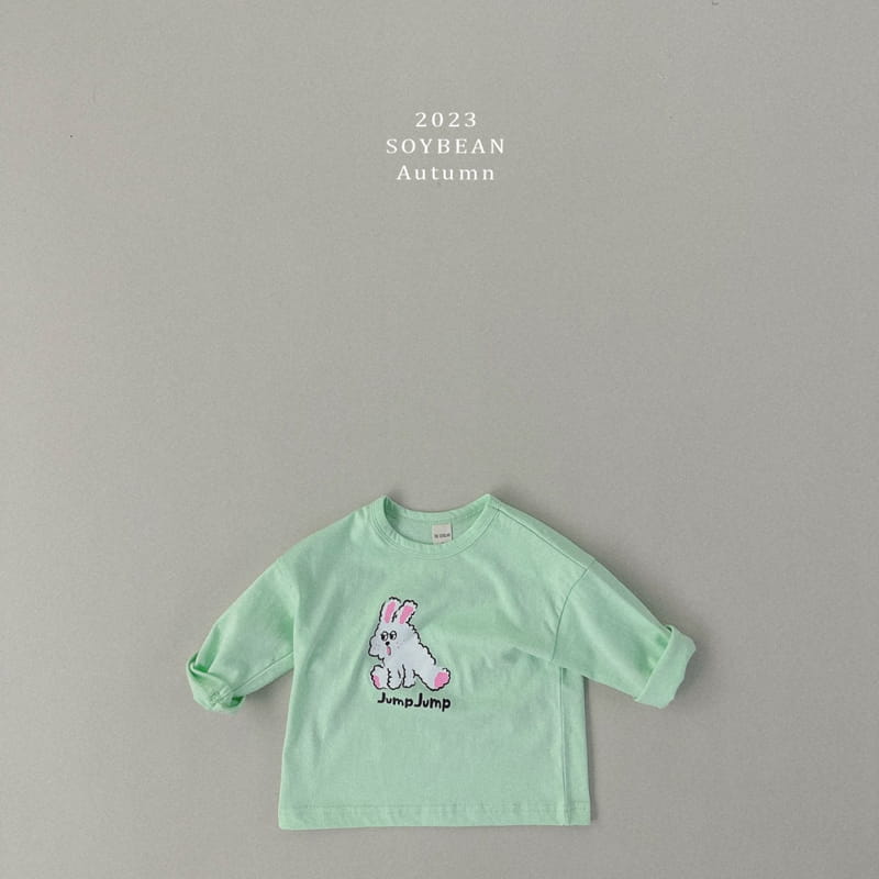 Soybean - Korean Children Fashion - #kidzfashiontrend - Jump Rabbit Tee - 7