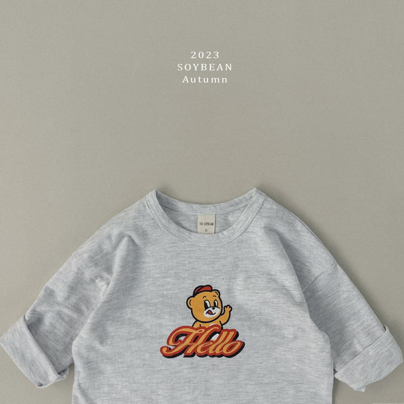 Soybean - Korean Children Fashion - #littlefashionista - Hello Bear Tee - 6