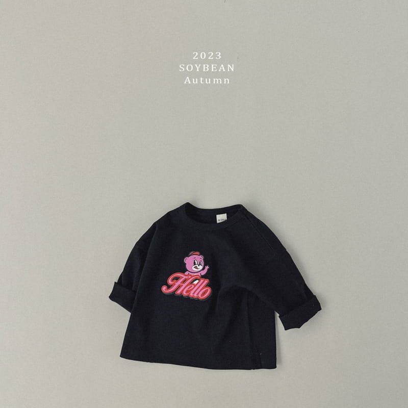 Soybean - Korean Children Fashion - #minifashionista - Hello Bear Tee - 8