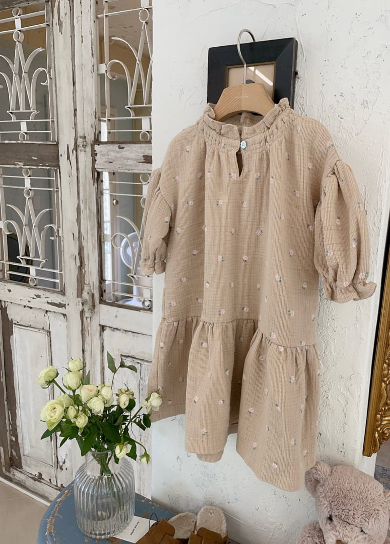 Studio M - Korean Children Fashion - #designkidswear - Nature Wrinkle One-piece - 11