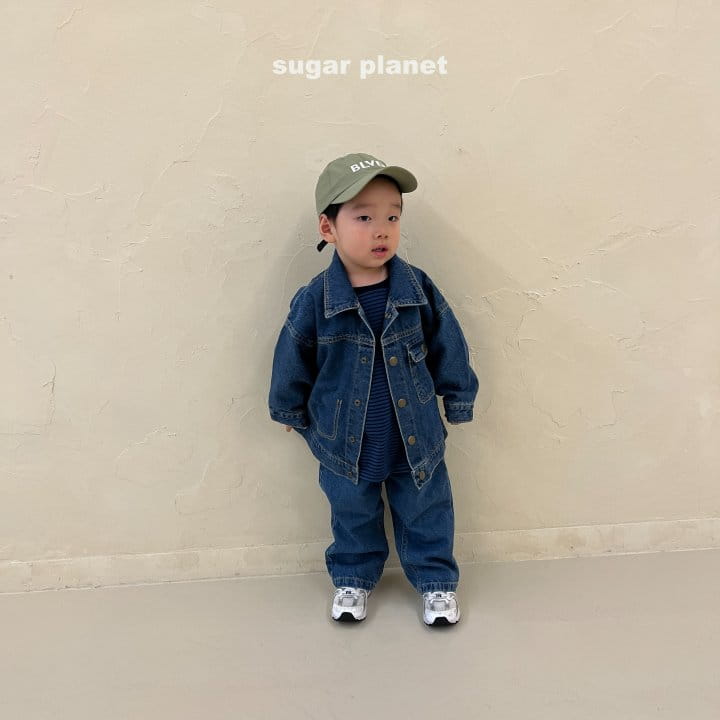 Sugar Planet - Korean Children Fashion - #discoveringself - Denim Pants - 4