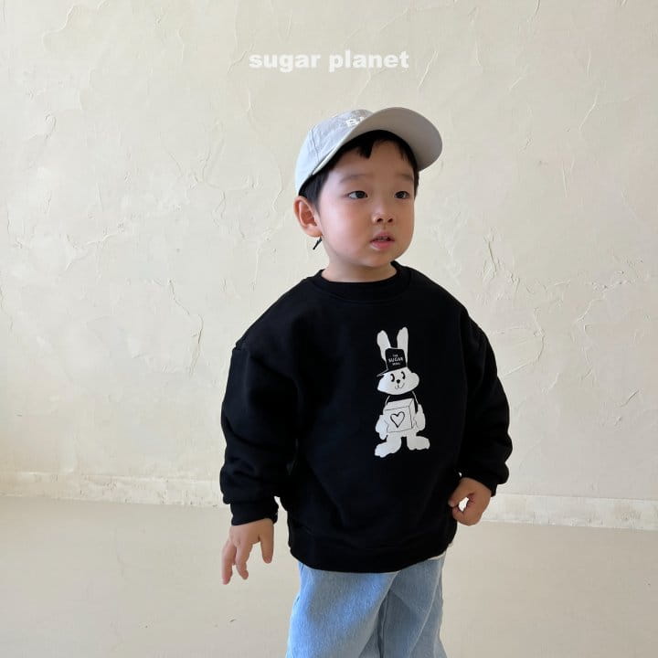 Sugar Planet - Korean Children Fashion - #kidsshorts - Soeul Rabbit Sweatshirt - 10