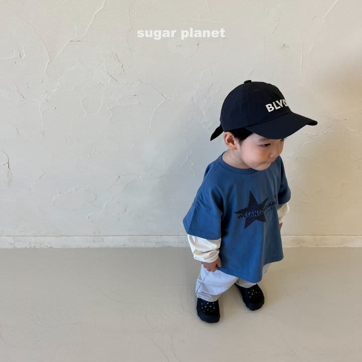 Sugar Planet - Korean Children Fashion - #kidsshorts - Star Tee - 7