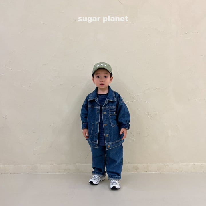 Sugar Planet - Korean Children Fashion - #littlefashionista - Denim Pants - 9