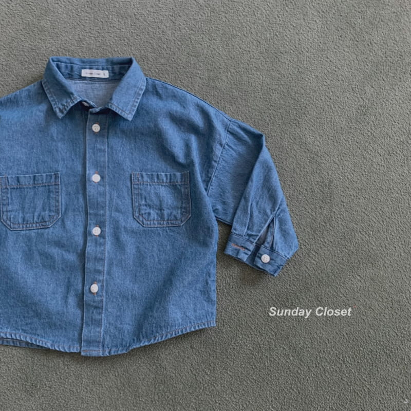 Sunday Closet - Korean Children Fashion - #kidzfashiontrend - Sundar Denim Shirt - 4