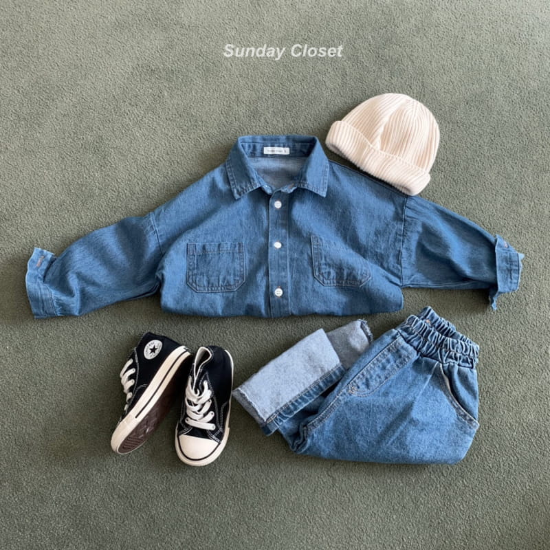 Sunday Closet - Korean Children Fashion - #childofig - Sundar Denim Shirt - 12