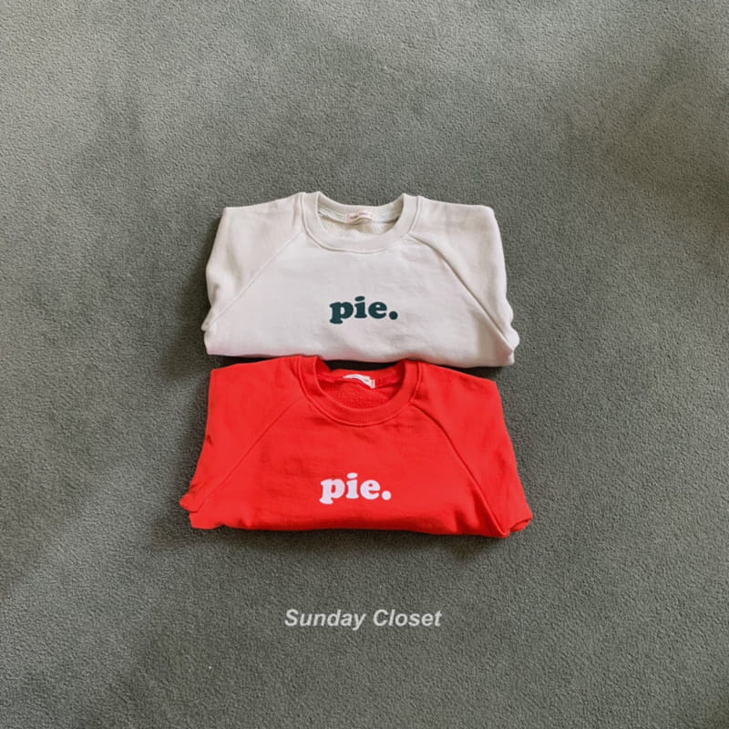 Sunday Closet - Korean Children Fashion - #fashionkids - Pie Sweatshirt