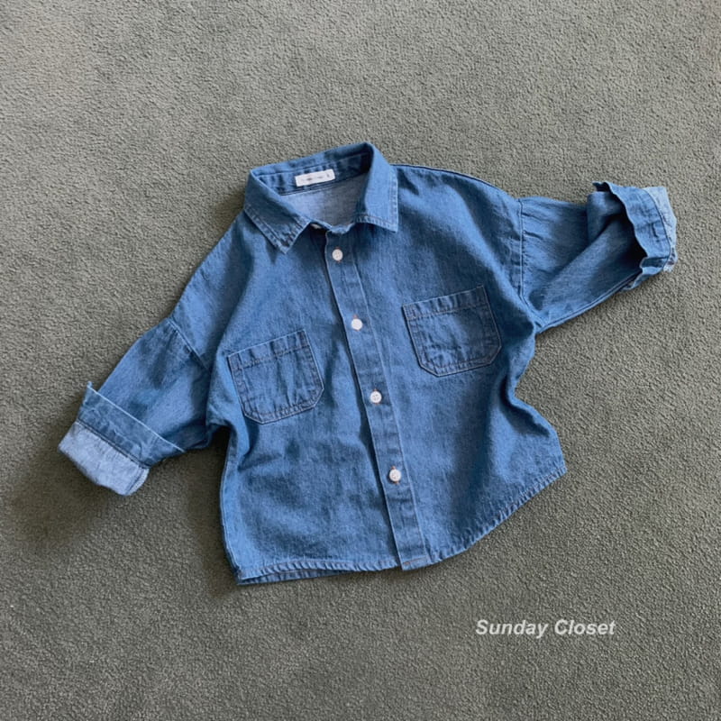 Sunday Closet - Korean Children Fashion - #kidzfashiontrend - Sundar Denim Shirt - 3