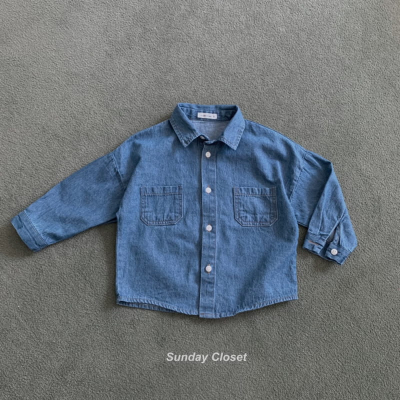 Sunday Closet - Korean Children Fashion - #littlefashionista - Sundar Denim Shirt - 5