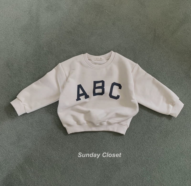 Sunday Closet - Korean Children Fashion - #magicofchildhood - ABC 7 Sweatshirt - 3