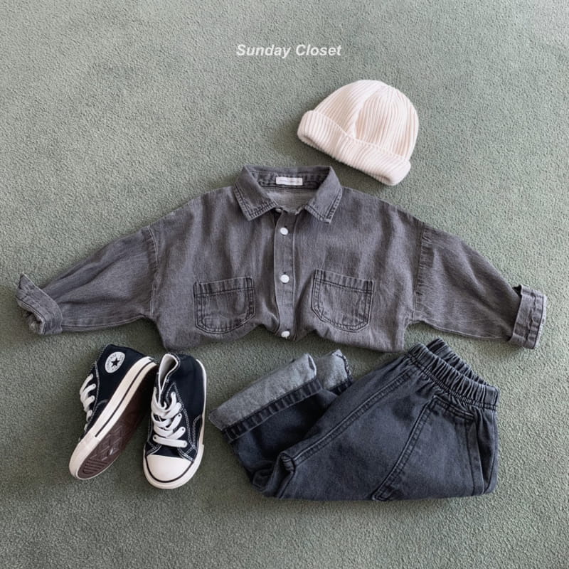 Sunday Closet - Korean Children Fashion - #stylishchildhood - Sundar Denim Shirt - 11