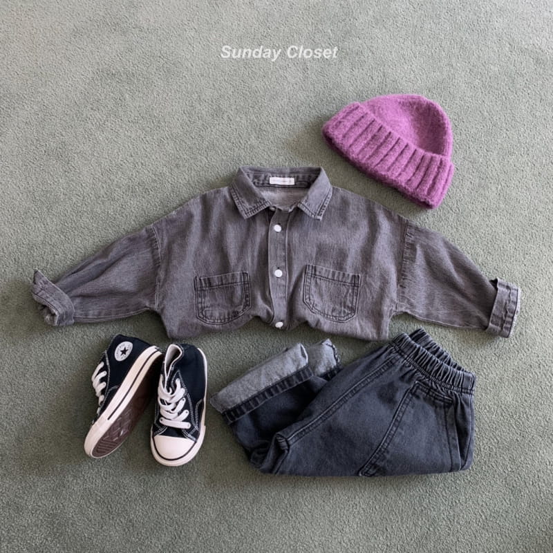 Sunday Closet - Korean Children Fashion - #todddlerfashion - Sundar Denim Shirt - 9