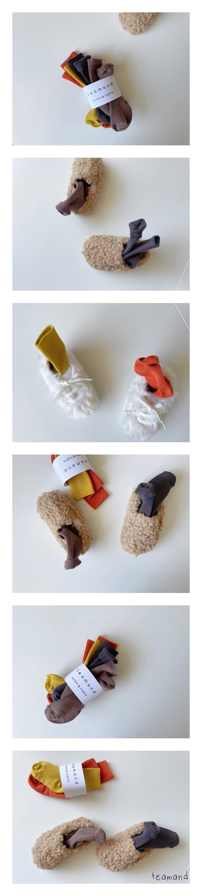 Teamand - Korean Children Fashion - #Kfashion4kids - Maple Socks Set