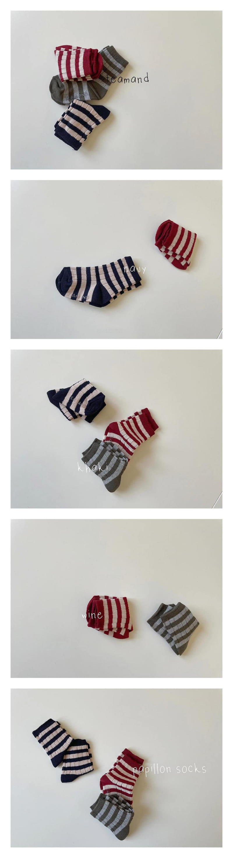 Teamand - Korean Children Fashion - #childofig - Ppappiyong Socks Set