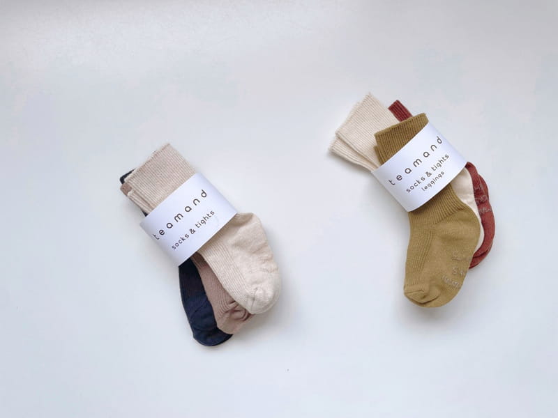 Teamand - Korean Children Fashion - #childofig - Tart Socks Set with Mom - 6