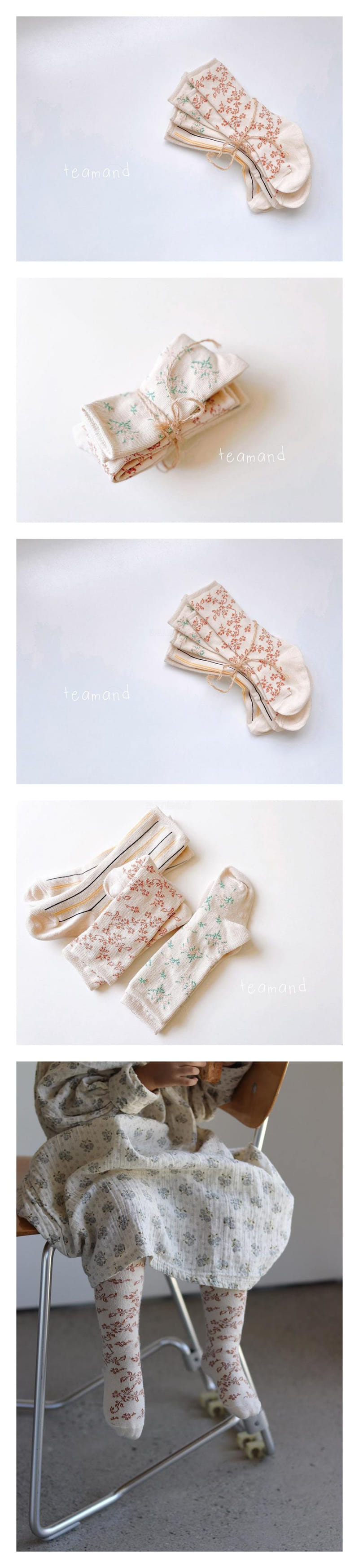 Teamand - Korean Children Fashion - #fashionkids - Garden Knee Socks