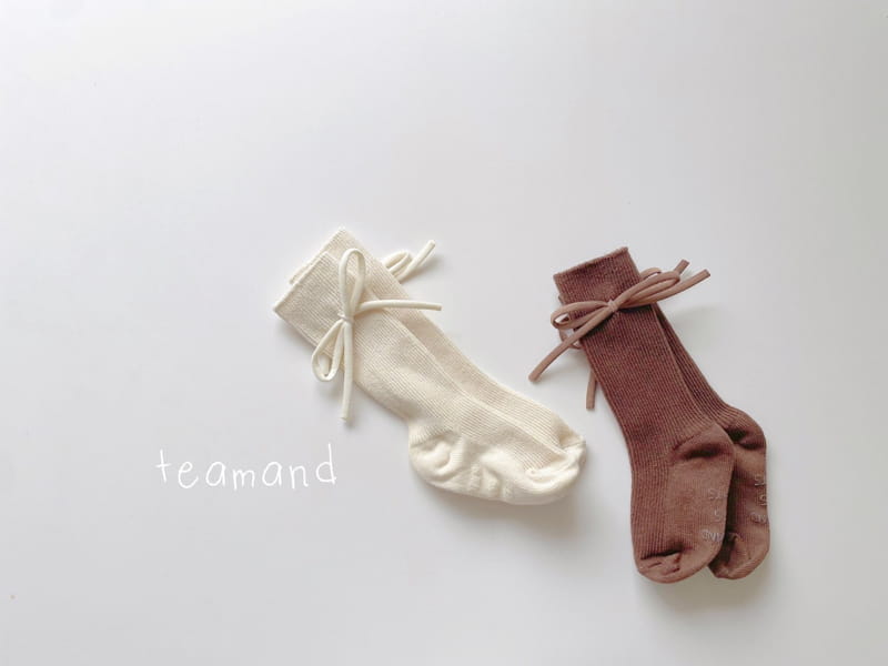 Teamand - Korean Children Fashion - #kidsshorts - Bonbon Knee Socks - 9