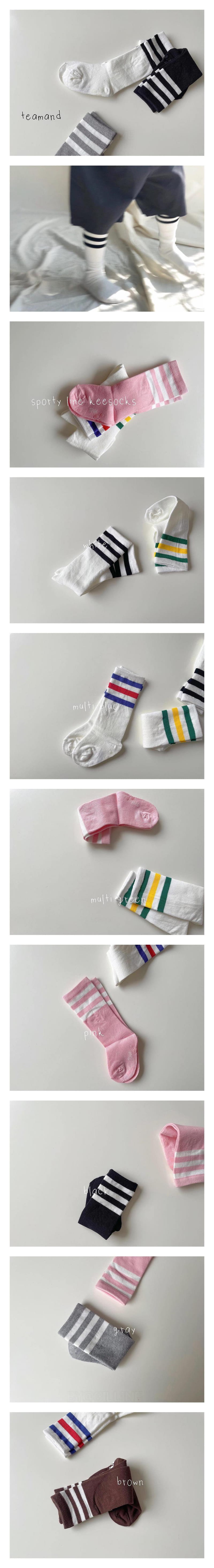 Teamand - Korean Children Fashion - #prettylittlegirls - Three Knee Socks