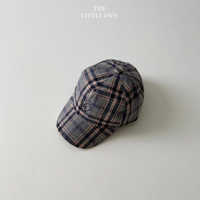 The Little Ove - Korean Children Fashion - #childofig - Heart Check Ball Cap