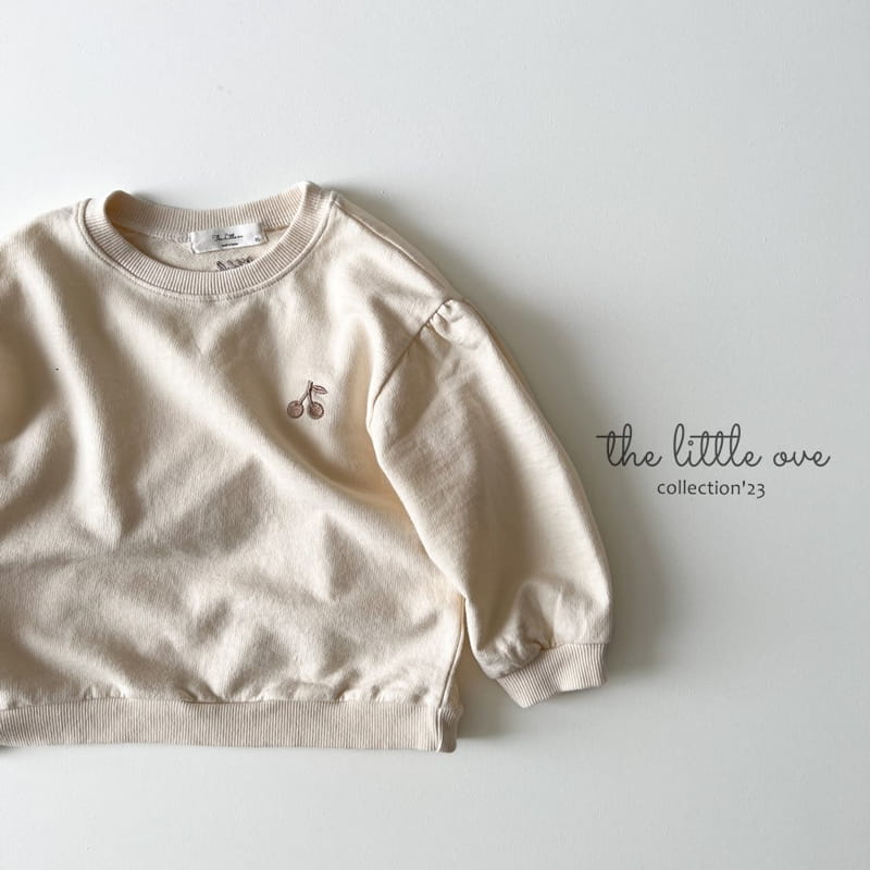 The Little Ove - Korean Children Fashion - #designkidswear - Cherry Sweatshirt - 3