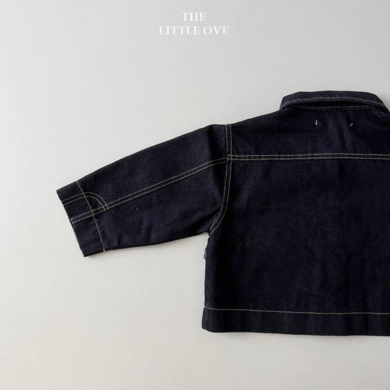 The Little Ove - Korean Children Fashion - #discoveringself - Minimall Denim Jacket - 6