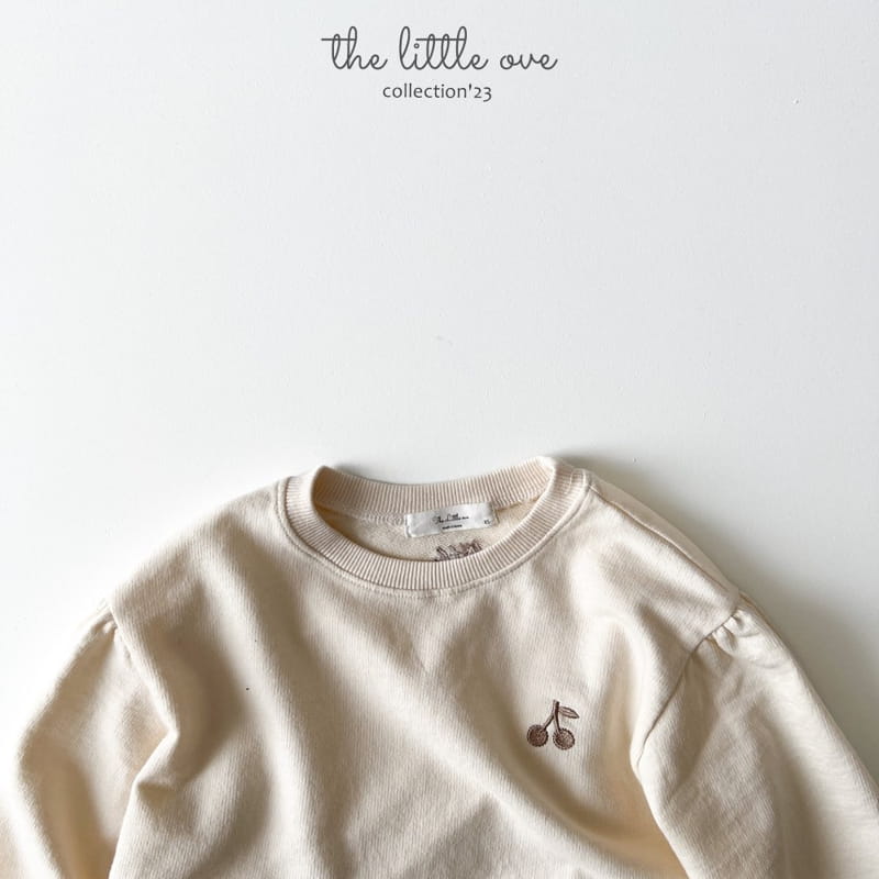 The Little Ove - Korean Children Fashion - #designkidswear - Cherry Sweatshirt - 4