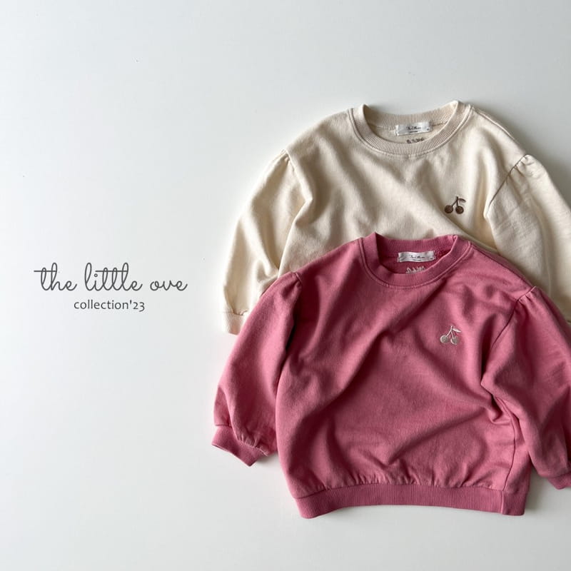 The Little Ove - Korean Children Fashion - #fashionkids - Cherry Sweatshirt - 5