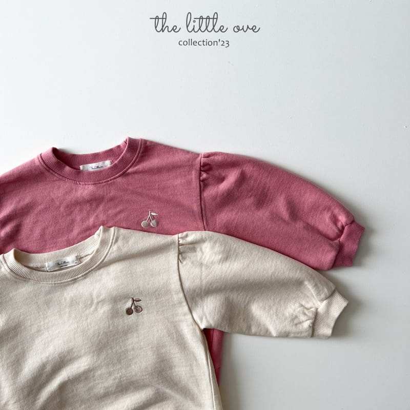 The Little Ove - Korean Children Fashion - #kidzfashiontrend - Cherry Sweatshirt - 8